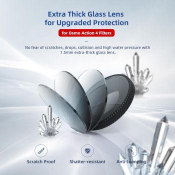 Waterproof Filter for Dji Action 4 Sports Camera - Cpl - Uv