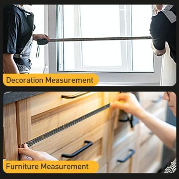 High-precision Household Measuring Tape - 5mx19mm - Thickened Steel - 1pc