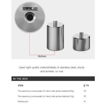 50g Anti-shake Counterweight for Dji Om4 / Mobile 3 Gimbal