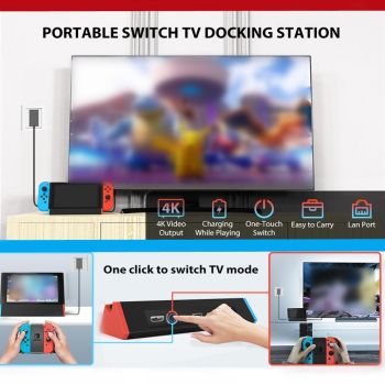 Nintendo Switch 4k Hdmi Adapter with 1000mbs Lan