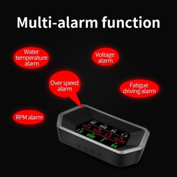 Car Hud Head Up Display Gps Speed Meter Obd2 Fault Code Eliminator