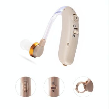 Earhook Hearing Aid Sound Amplifier Dc 1.5V