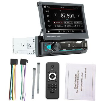 7 Inch Car Mp5 Player Fm Mobile Internet Retractable