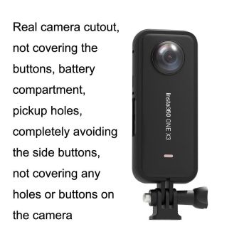 Panoramic Sports Camera with Plastic Protection for Insta360 X3