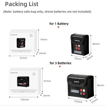 3-in-1 Evo Nano Battery Explosion-proof Bag