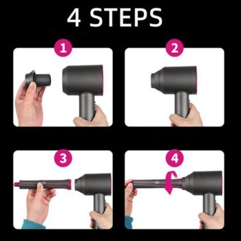 Long Barrels for Dyson Hair Dryer - Curling Iron Accessory Pair
