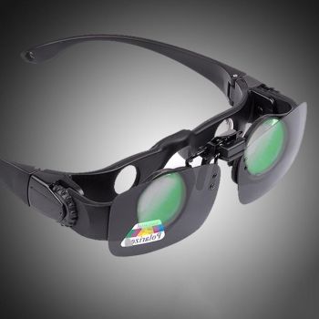 Zoomable Fishing Binoculars - Gray Clip 8x Magnification