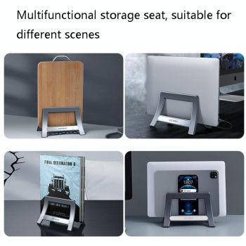 Multifunctional Storage Bracket for Computers Tablets and Cellphones