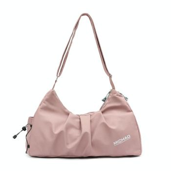 Swim Bag with Shoe Compartment - Beige Dry / Wet Separation - Black