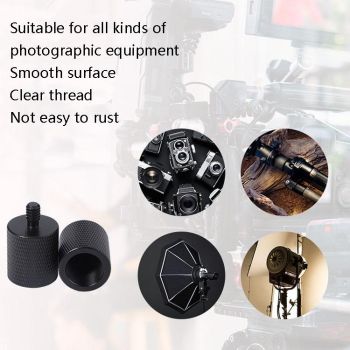 2-Pack Microphone Screw Adapters F10 5 / 8-27 Female To 3 / 8 Male