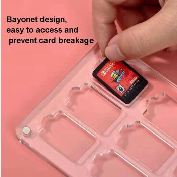 Switch Magnetic Crystal Card Storage Box - 14 Grid