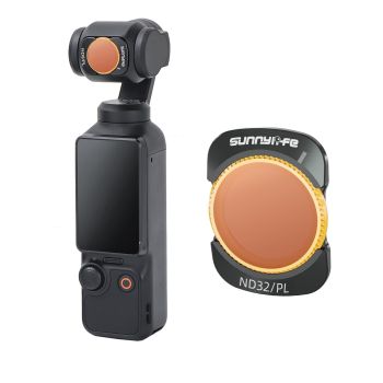 Sunnylife 3 In 1 Nd16 Camera Lens Filter For Dji Osmo Pocket No Gimbal Reset - Cpl