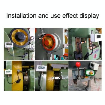 Industrial Magnetic Sensor Switch Punch Counter - Digital Display