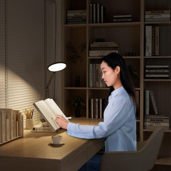 Portable Folding Laptop Stand with Adjustable Heat Dissipation - Book Clips