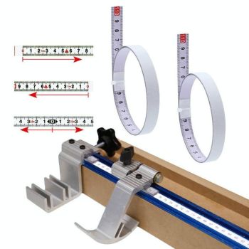 Self-adhesive Steel Ruler with 2m Tape Measure - Sticky Scale