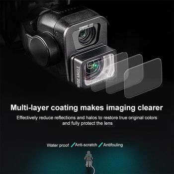 Dji Air 3 with Wide Angle Lens Filter