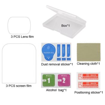 6-piece Tempered Glass Film Set for Dji Pocket Gimbal