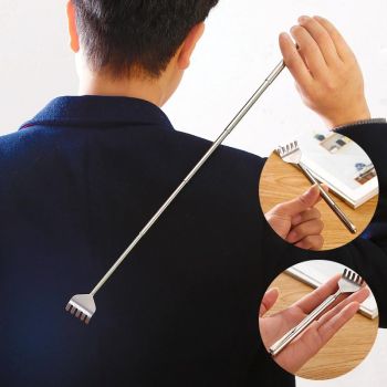 Extendable Back Scratcher Stainless Steel Telescopic Claw Massager