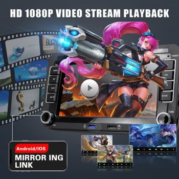 7 Inch Android Car Multimedia Player Navigation Bluetooth Reversing Integrated Machine - 2 + 32G