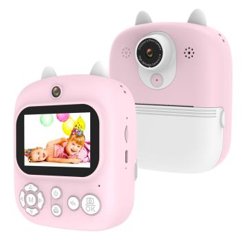 32g Instant Camera with 2.4 Display & Card Reader for Kids - 1200w Blue - Standard Purple