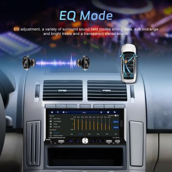 6.9 Inch Car Mp5 Player With Carplay Function & Backup Camera - Standard + Ahd Camera
