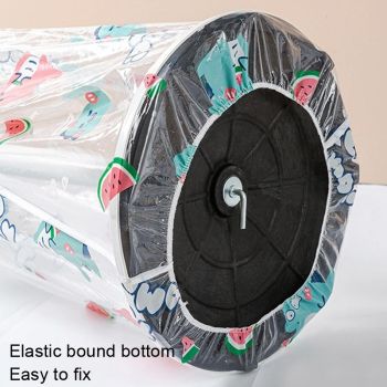 Waterproof Dustproof Fan Cover - Little Dinosaur Design