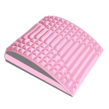 Blue Lumbar Massager For Spinal Stretching And Relaxation - Colour Matching Gray