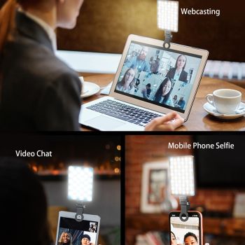 Portable 5w Fill Light for Mobile Live Broadcast - V11se Cool & Warm