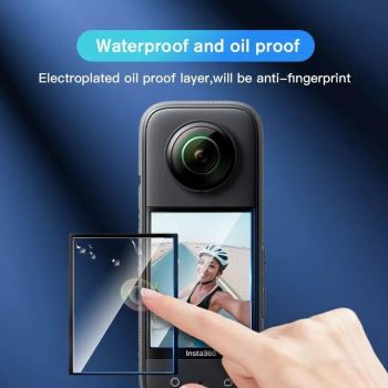 2-pack Curved Hd Protective Film for Insta360 X3