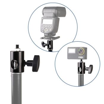 2-Pack Flash Light Stand Adapter For Photography Tripods