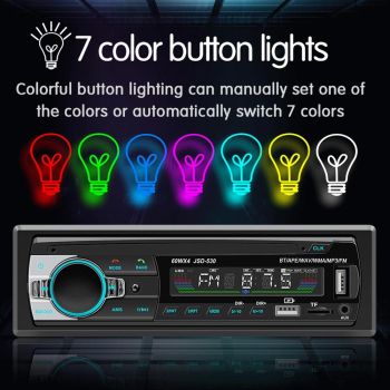 Bluetooth 5.0 Car Mp3 Player With Fm & Voice Assistant