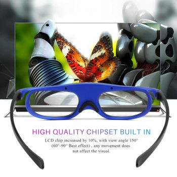 Home Theater 3d Glasses - Active Shutter for Projectors & Tvs