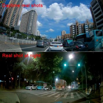 360-degree Panoramic Dual-lens Hd Driving Recorder with Wifi and Night Vision