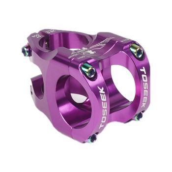 35Mm Colourful Alloy Stem For Bike Modification - Titanium