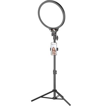 Full-screen Selfie Ring Light Tripod Set for Live Stream - 210cm Height - 210Cm Bracket With Remote Control
