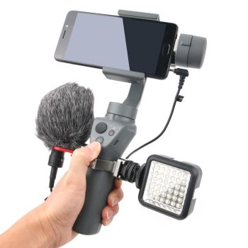 Compact Tripod Mount for Dji Mobile 2 with Flashlight Extension