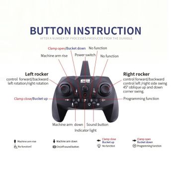 Alloy Remote Control Excavator for Engineering Projects