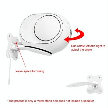 Wall-mounted Metal Bracket for Devialet Phantom Ii 95db Bluetooth Speaker