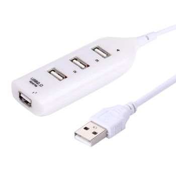 4-Port Usb 2.0 Hub 30Cm Cable Length - Black