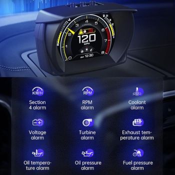 3.5 Inch Car Obdii + Mems + Gps Hud System