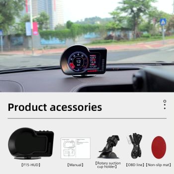 High Def Obd+Gps Hud For F15 Cars