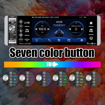 5.1 Inch Ips Capacitive Carplay Player + Ahd Camera - Standard