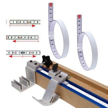 Self-adhesive Steel Ruler with 5m Tape Measure