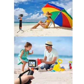 Adjustable Floating Handle Grip with Anti-lost Strap for Gopro Hero12