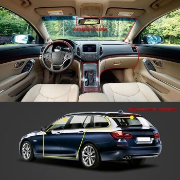 5 Dual Lens Car Dvr with 1080p Fhd Touch-screen