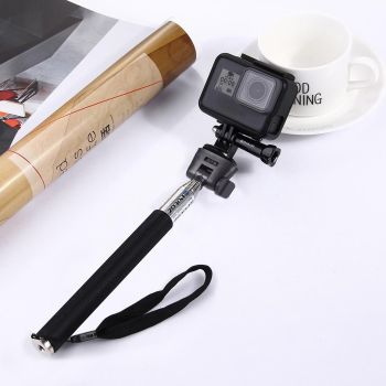 Extendable Selfie Monopod for Action Cameras - 22.5-80cm Length
