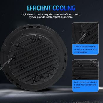 7 Inch Car Colorful Round Angel Eye Headlight