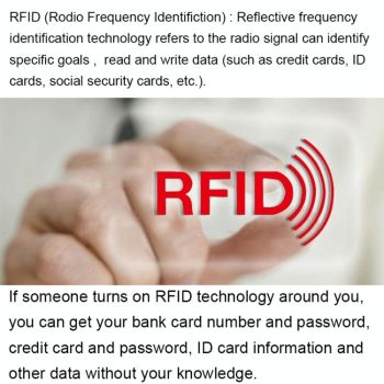 100 Rfid Blocking Aluminum Foil Card Sleeves - 9.1 x 6.3cm