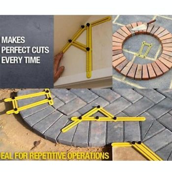 Handy Four-sided Angle Measuring Ruler for Diy Projects