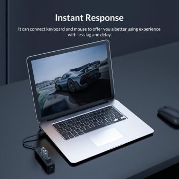 4-Port Usb 3.0 Hub High-Speed Data Transfer